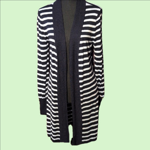 Striped Black and White Women's Sweater